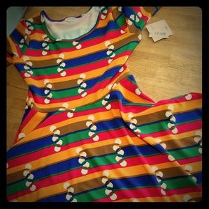 Bubbly Mulitcolor Lularoe dress